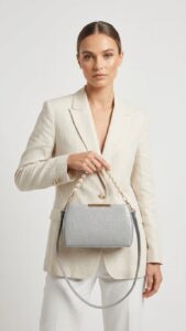 Modern Party Pearl Handle Handbag