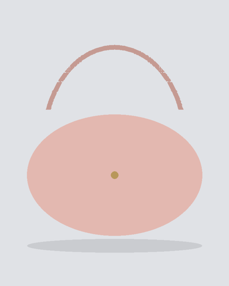 Crescent Shoulder Bag handbag, close view (placeholder image)