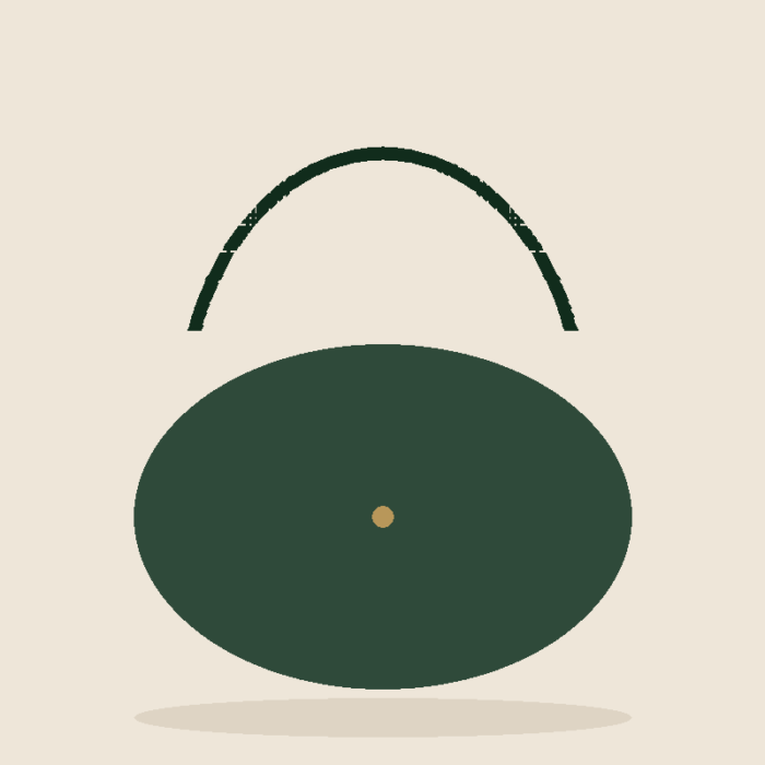 Sculpted Baguette handbag (placeholder image)