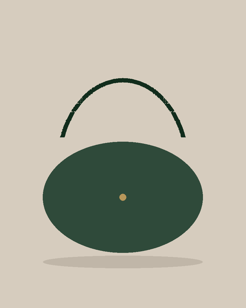 Sculpted Baguette handbag, side view (placeholder image)