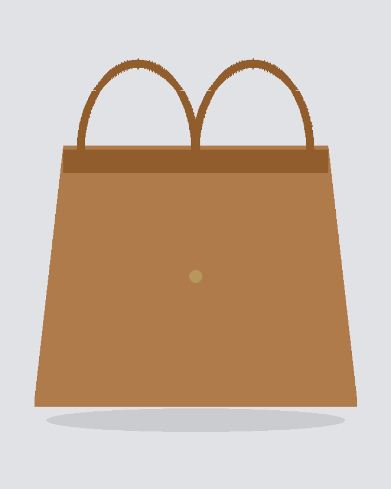 Structured Work Tote handbag, close view (placeholder image)