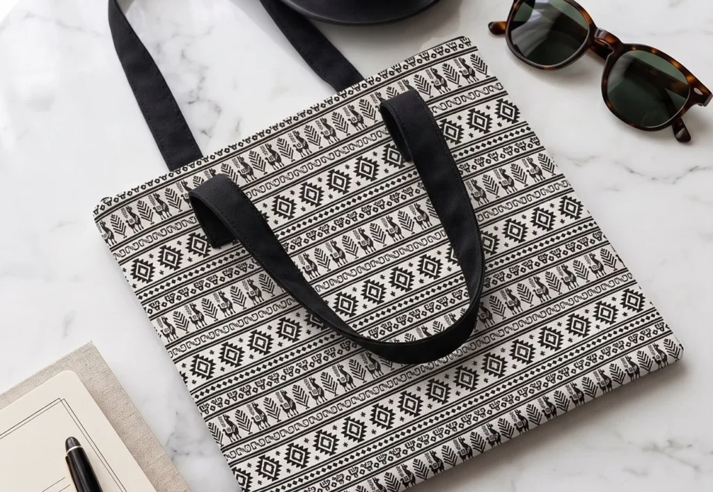 The Canvas Print Tote - Styled, everyday carry