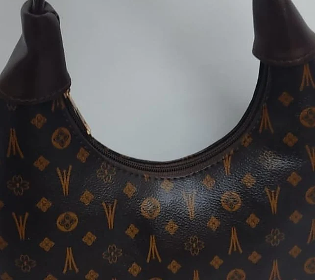 The Monogram Shoulder Bag - Handle & zip top