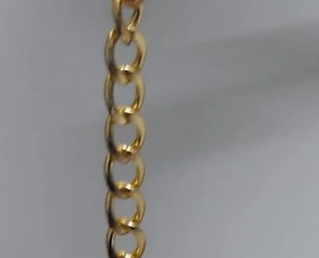 The Patent Buckle Bag - Gold chain detail