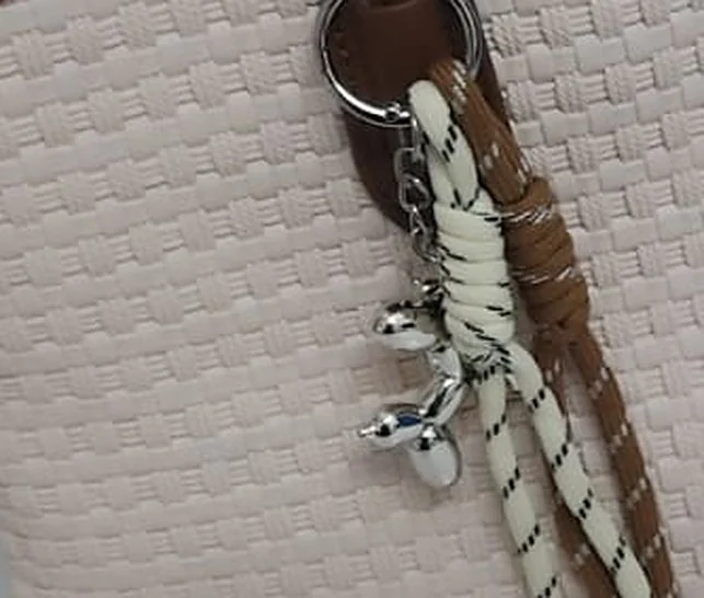 The Woven Charm Tote - Bag charm