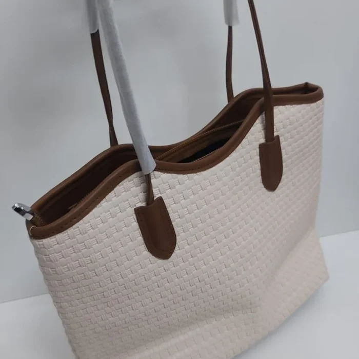 The Woven Charm Tote handbag by Zhenova