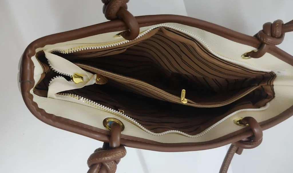 The Teddy Charm Tote - Spacious interior